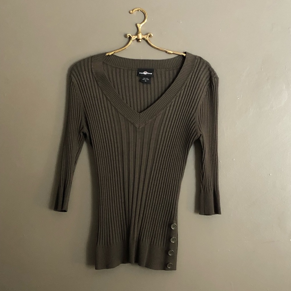 Olive Green XL Sweater